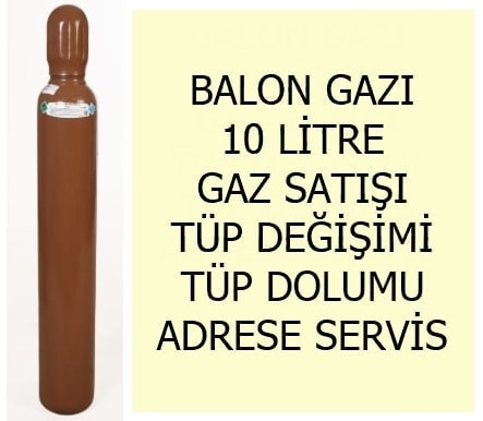 10 litre Helyum u�an balon gaz�