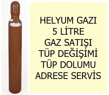 5 litre Helyum gaz� t�p�